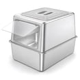 thumbnail image 5 of XXL Stainless Steel Litter Box, Metal Cat Litter Box with Lid for Large Cats & Multiple Cats, Odor Control, Anti-Leak & Easy Clean, Rectangle Lid, 5 of 7