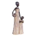 thumbnail image 4 of Madre africana e hijo estatuilla escultura artesanía adornos decoración figuras estatua para estante, mesa, oficina, hogar Soledad mami hijo estatuilla, 4 of 10