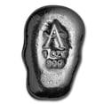 thumbnail image 2 of 1 oz Hand Poured Silver Skull, 2 of 3
