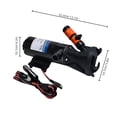 thumbnail image 1 of Macerator Pump for RV 12V Self-Priming Sewage Pump 3-inch Water Inlet Double Four Blade 45L Electric Sewage Pump for RV Camper Motorhome Waste Macerator Pump, 1 of 7