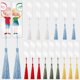 thumbnail image 5 of 15 marcapáginas florales de PVC para hombres y mujeres. Marcapáginas DIY para amantes de los libros. El set de marcapáginas es ideal para regalos de cumpleaños., 5 of 9