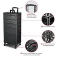 thumbnail image 4 of Byootique 4in1 Rolling Makeup Case Cosmetic Train Case Organizer Storage Artist, 4 of 12
