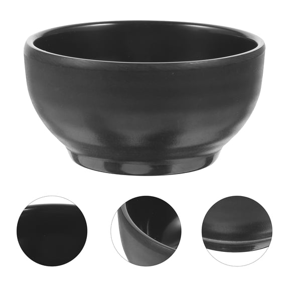 BESTYASH Black Dipping Bowls Set for Condiments and Sauces Easy to Clean Small Storage 4pcs