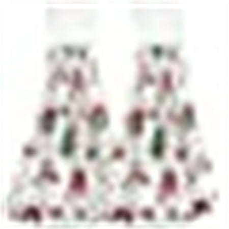 

Sloth Santa Claus Kitchen Towels Christmas Holiday Hanging Hand Towel for Bathroom with Loop Soft Absorbent Coral Velvet Fingertip Dish Tie Towel Oven Handle Towel Set of 2