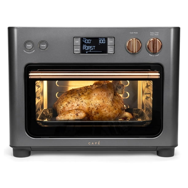 Horno Café Couture con 14 modos de cocción esenciales, que incluyen Air Fry, CrispFinish, hornear, asar, asar, tostar, pizza, WiFi y Smart Connected, control por voz, pequeños electrodomésticos de enc