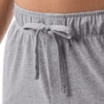 thumbnail image 3 of Conjunto de pijama IZOD de punto de gamuza para hombre, color gris XXL, 3 of 5