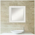 thumbnail image 6 of Amanti Art Texured White Beveled Bathroom Wall Mirror, 6 of 10