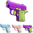 thumbnail image 1 of Juguetes de pistola pequeños impresos en 3D, juguetes de pistola para aliviar el estrés para adultos, juguetes antiestrés adecuados para aliviar el TDAH, ansiedad, juguetes adecuados para amigos, adultos y niños, el mejor regalo JM Juguete, 1 of 5