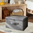 thumbnail image 6 of VALSEEL Clothes Storage Thickened Large Capacity Quilt Storage Bag Household Wardrobe Clothing Storage Box and Moving Packaging Bag Self-contained Organiser, 6 of 6