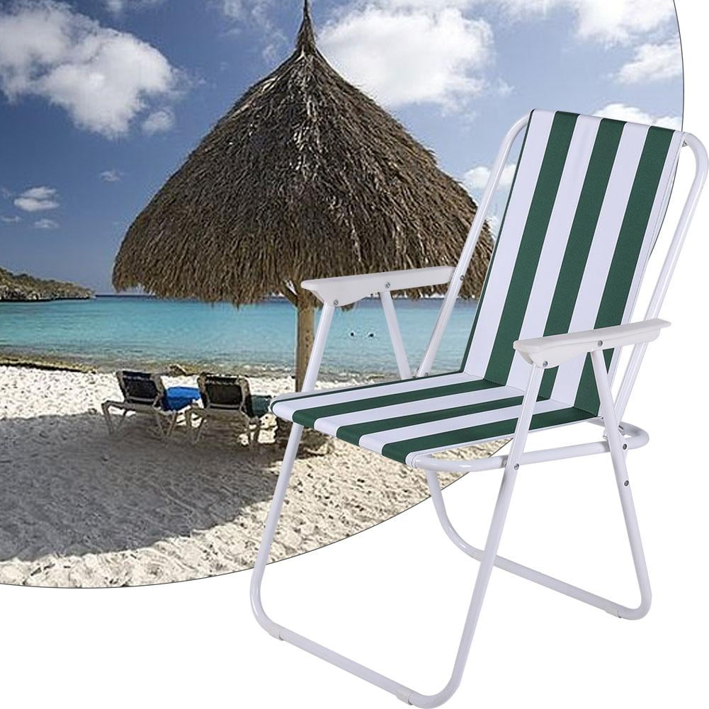 OTVIAP Portable Beach Folding Chair Picnic Outdoor Fishing Camping