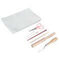 thumbnail image 1 of Latch Hook Tools with Comfortable Grip, Practical Gift for DIY Craft Making Tapestry  Crochet Hooks Kit Woven Crafts, 1 of 7