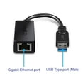 USB 3.0 to Gigabit Adapter, Full Duplex 2Gbps Speeds, Up to 1Gbps
