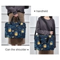 thumbnail image 6 of FORMRS 16" Laptop Bag Carrying Sleeve Case with Handle Travel Shoulder Briefcase, Blue Fireflies Pattern, 6 of 8