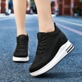 thumbnail image 2 of Win s Way Women's Elevator Mesh Sneakers, Thick Sole Height Increasing Platform Walking Shoes, 2 of 9