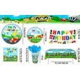thumbnail image 5 of Transportation Birthday Party Supplies,190pcs Transportation Party Tableware Set-Transportation Birthday Decor Banner Tablecloth Plates Napkin Bus Car Train Themed Birthday Party Supplies for Kids, 5 of 8