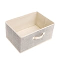 thumbnail image 1 of Injueey Cubo de almacenamiento de ropa, cesta de gran capacidad, cajón, cajas de organización, multifuncional para artículos diversos, Almacenamiento y organización del hogar Beige, 40*28*20 (23L) 23L, 1 of 6