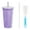 Purple, variant on 750ml Rhinestones Tumbler with Handle & Stainless Steel Straw Glitter Water Bottle, Shiny Crystal Insulated Bling Cup with Lid Brush for Women Travel Outdoor Portable Fashion Reusable Mugs