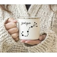 thumbnail image 3 of Koyal Wholesale Zodiac Sign Campfire Coffee Mug Scorpio Star Constellation, Minimalistic Black, 3 of 5