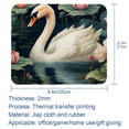thumbnail image 5 of Swan Square 8.3x9.8 Inch Non-Slip Rubber Bottom Printed Desk Mat Gaming Mousepad Mouse Mat for Office and Gaming, 5 of 6