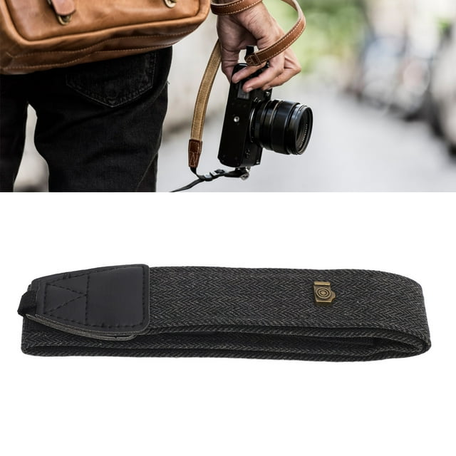 Camera Strap, Anti Slip Retro Universal Shoulder Neck Strap Comfortable Durable Adjustable for DSLR Cameras, Telescopes, Monoculars