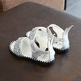 thumbnail image 6 of REDARER Girls Water Beach Shoes Cute Rabbit Ear Middle School Summer Open Finger Sandals,Size 2-2.5 Years, 6 of 6