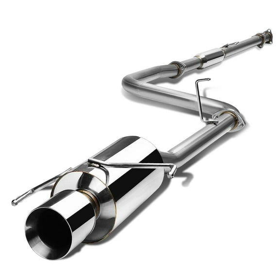 DNA Motoring For 97-01 Honda Prelude BB6 H22 Performance Catback Exhaust Muffler w/4" Rolled Tip