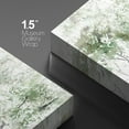 thumbnail image 4 of HFDF Canvas Prt Wall Art Rustic Pastel Green Sprg Forest Tree Landscape Nature Wilderness Illustrations Modern Art Farmhouse/Country for Livg Room, Bedroom, Office - 14x11inch Framed, 4 of 5