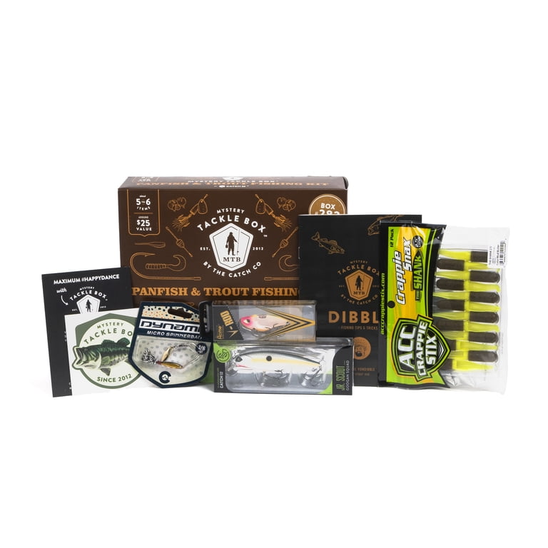 Mystery Tackle Box Regular Panfish & Trout Fishing Kit, Non-Lead - Walmart.com Mystery Tackle Box Regular Panfish & Trout Fishing Kit, Non-Lead - Walmart.com