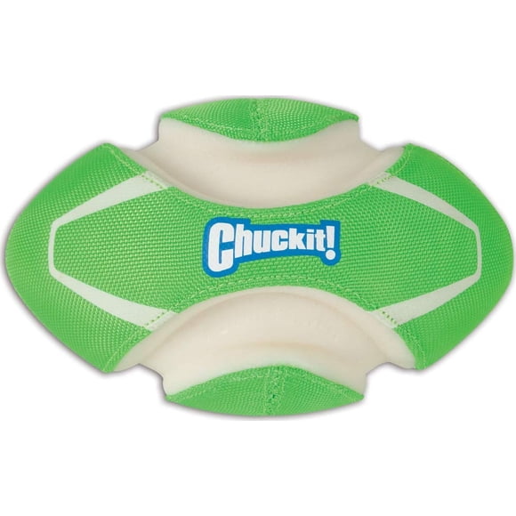 Pelota de fútbol para perros Chuckit Max Glow Fumble Fetch