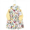 thumbnail image 2 of Hudson Baby Toddler and Baby Girl Quilted Cardigan and Dress, Fall Botanical, 6-9 Months, 2 of 3
