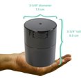 thumbnail image 4 of Tightpac America 3-Ounce Vacuum Sealed Dry Goods Storage Container, Black Pearl Tinted Body/Cap, 4 of 7