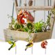 thumbnail image 1 of mfyjkho Maceta de acrílico con forma de pájaro pequeño, decoración de escritorio para el hogar o la oficina, paquete de 1, 1 of 6