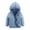 Light Blue, variant on KAUOD Kids Boys Quilted down Jackets Lightweight Warm Zip up Hooded Puffer Coats Toddler Plain Soft Windproof Outwear