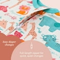 thumbnail image 5 of Sleeping Baby Zipadee-Zip Baby Swaddle Sack 3-6 Months - Zoo Safari, 5 of 9