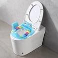 thumbnail image 4 of Asiento de Bebé Portátil Sunnimix Plegable 2 en 1 Azul, 4 of 7