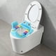 thumbnail image 4 of Asiento de Bebé Portátil Sunnimix Plegable 2 en 1 Azul, 4 of 7