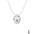 thumbnail image 2 of Delight Jewelry Silvertone Domed Class of 2023 Joy Ring Charm Necklace, 18", 2 of 4