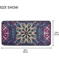 thumbnail image 3 of Area Rugs Carpet for Bedroom Floor Kitchen Rugs Multi Retro Ethnic Style Pattern Door mat Bedside Runner Rug Living Room Washable Non Slip 39×20in, 3 of 7