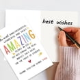 thumbnail image 3 of nvzhuang Happy Father's Day Card Cute Heart Letter Print Thank You Card Warm Present for Dad Grandpa, 3 of 7
