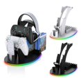 thumbnail image 3 of For Desktop Storage Stand Controller Stand with RGB Lights Headphone/Handle/Remote/Disc Desktop Storage Stand, 3 of 5
