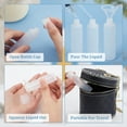 thumbnail image 4 of 10 Pack 18ml 0.6oz Small Travel Squeeze Bottles - Refillable Makeup Foundation Container Sample Bottles Tubes for Toiletries Shampoo Toner, 4 of 6