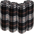 thumbnail image 3 of 24 pack Trail maker 60”L x 50”W Plaid Color Fleece Throw Blankets in Brown Plaid, 3 of 7