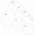 thumbnail image 2 of 1set 8pcs 8 Sizes Transparent Acrylic Reusable Drawing Template for Scrapbooking School Projects Flat Round 20~90x2mm Hole: 3mm 1pc/size, 2 of 9