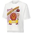 thumbnail image 2 of Women's Pressbox White Minnesota Golden Gophers Rock & Roll Slub-T-Shirt, 2 of 3