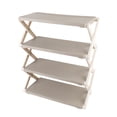 thumbnail image 3 of Foldable Shoe Rack, Shoe Storage Stand, Stable Shelf with Strong Load Bearing Capacity, Compact Size for Hallway or Stairwell, Multifunctional Shoes Organizer, 3 of 7