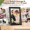 thumbnail image 2 of Smart Digital Picture Frame WiFi Send Photos from anywhere16GB Storage Smooth System 10.1inch 1280x800 IPS Touch Screen Digital Photo Frame Auto-Rotate Wall Mountable Photo Picture Frame Digital, 2 of 14
