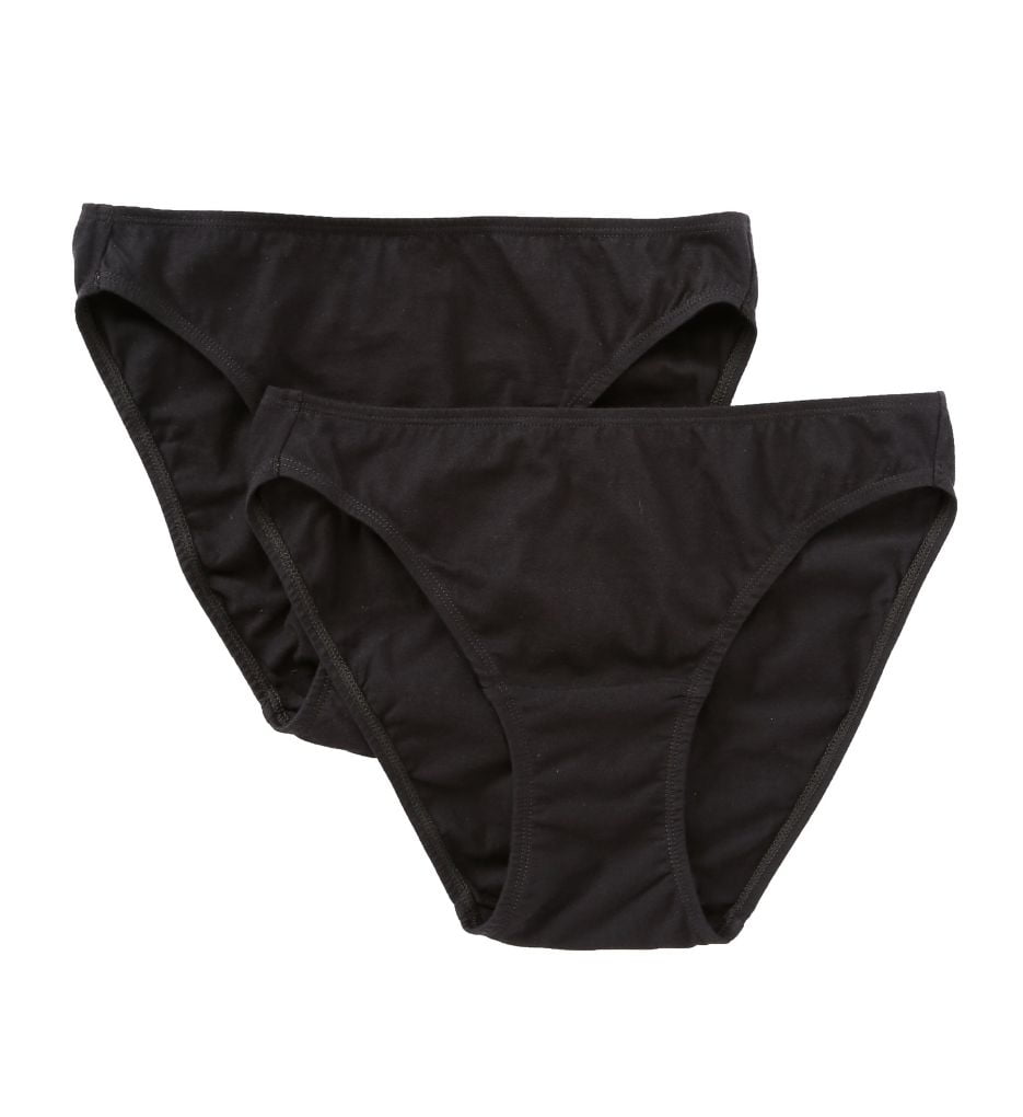 Women's Cottonique W22206 Latex Free Organic Cotton Bikini Panty - 2 ...