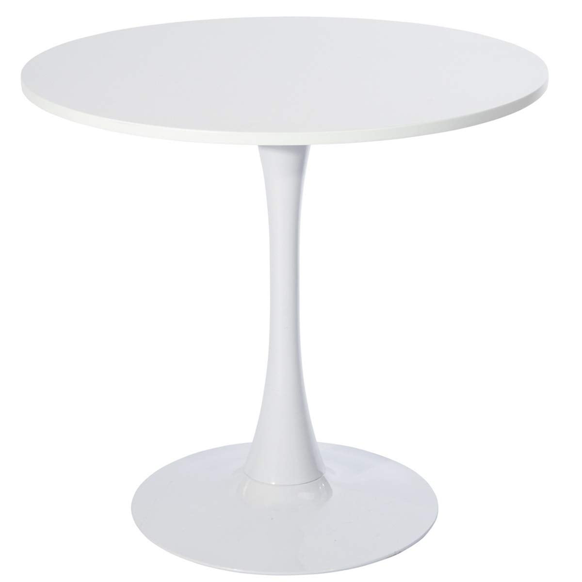 Aingoo Round Dining Table Modern Leisure Table White