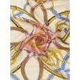 thumbnail image 4 of INSPIRE CHIC Women's Fashionable Floral Graphic Print Silk Square Scarf, 4 of 5