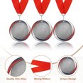 thumbnail image 3 of Uxcell Award Medals, Prize Medals Winner Medals with Neck Ribbon for Competitions Sports Event Silver, 3 of 7